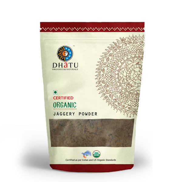8906079570012 Dhatu Organic Jaggery Powder Front 500G