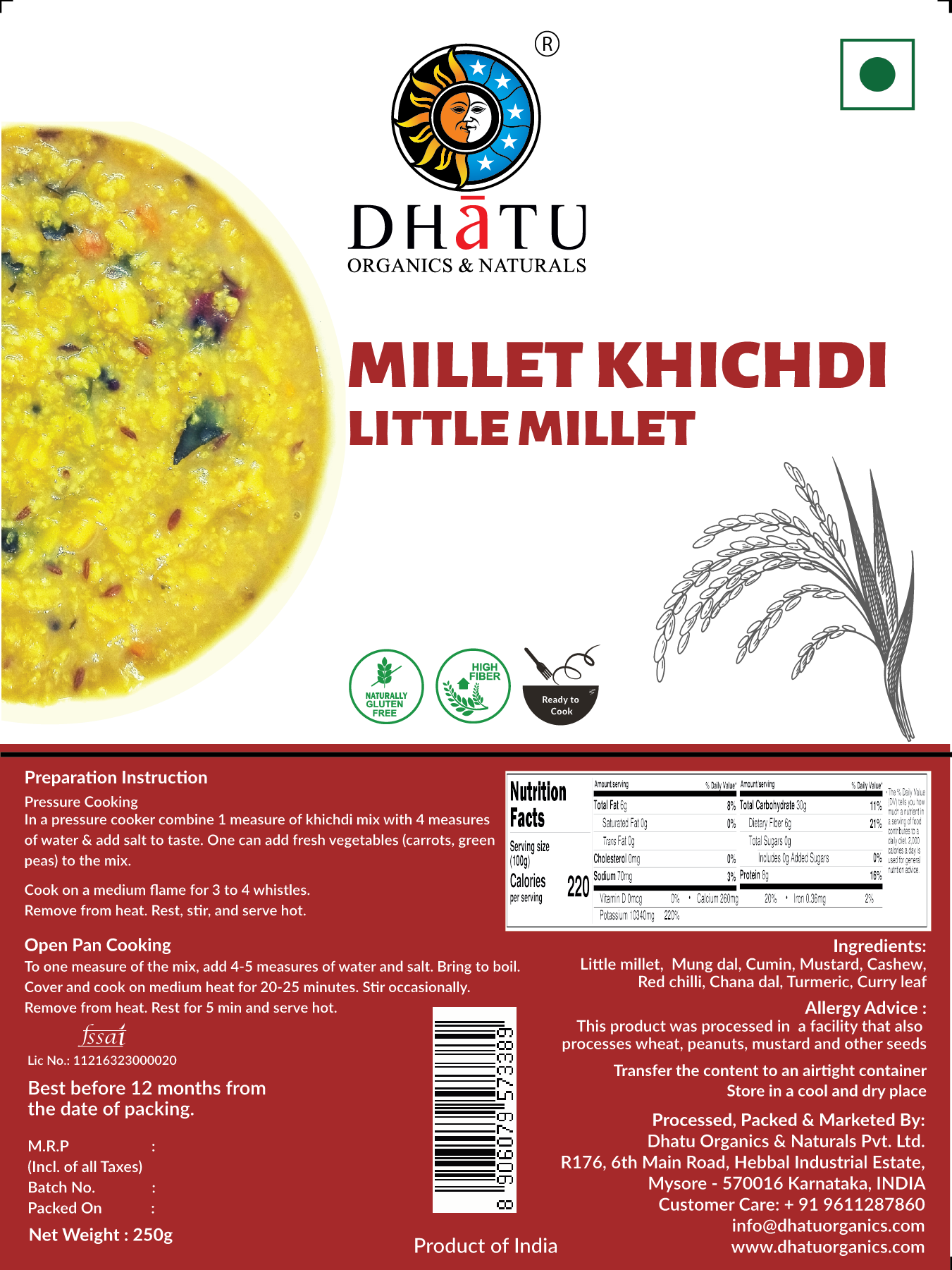 Millet Khichdi Little Millet 01 1
