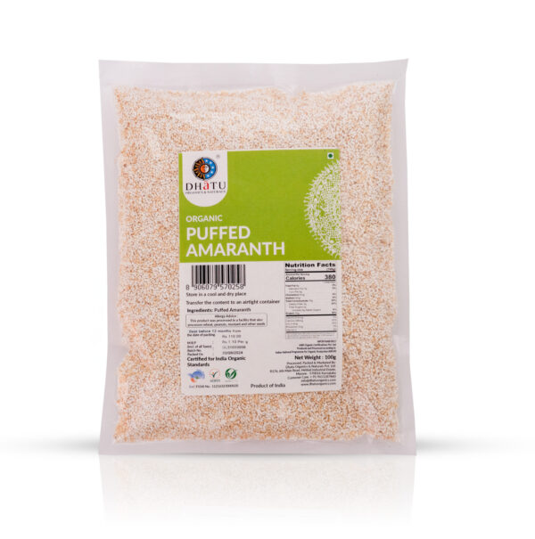 Organic Puffed Amaranth 100G