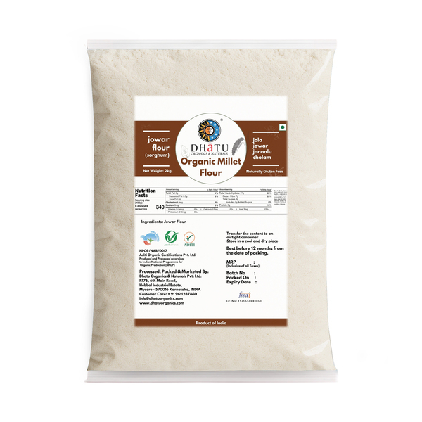 Organic Jowar Flour 2 Kg