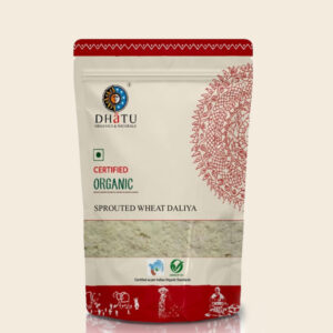 Sprouted wheat daliya