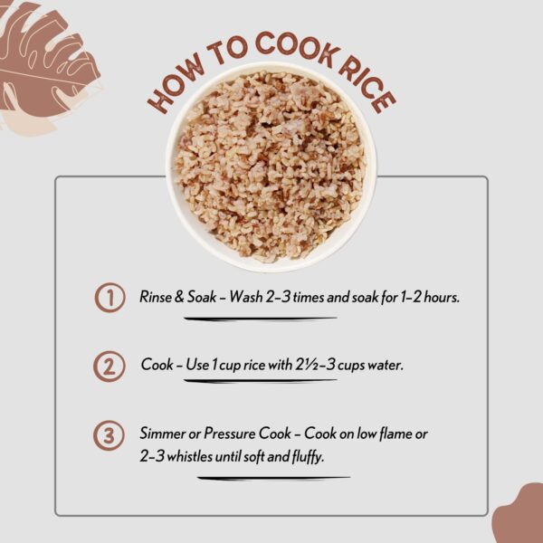 How To Cook Rajamudi Rice