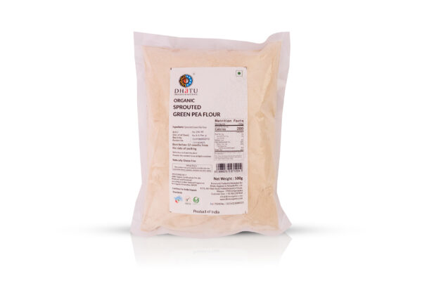 Organic Sprouted Green Pea Flour 500G